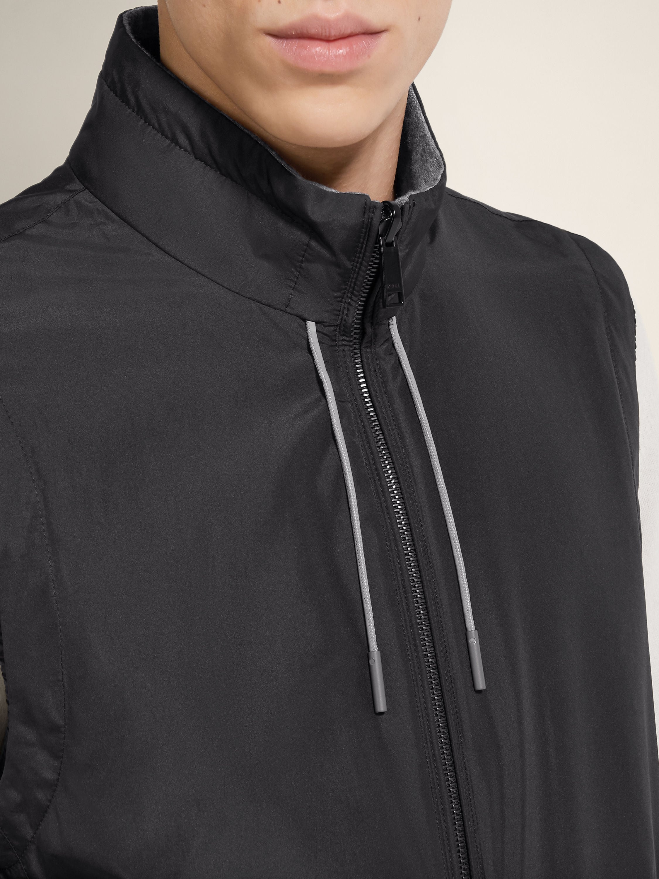 Zegna Microfiber Reversible Brezza Vest