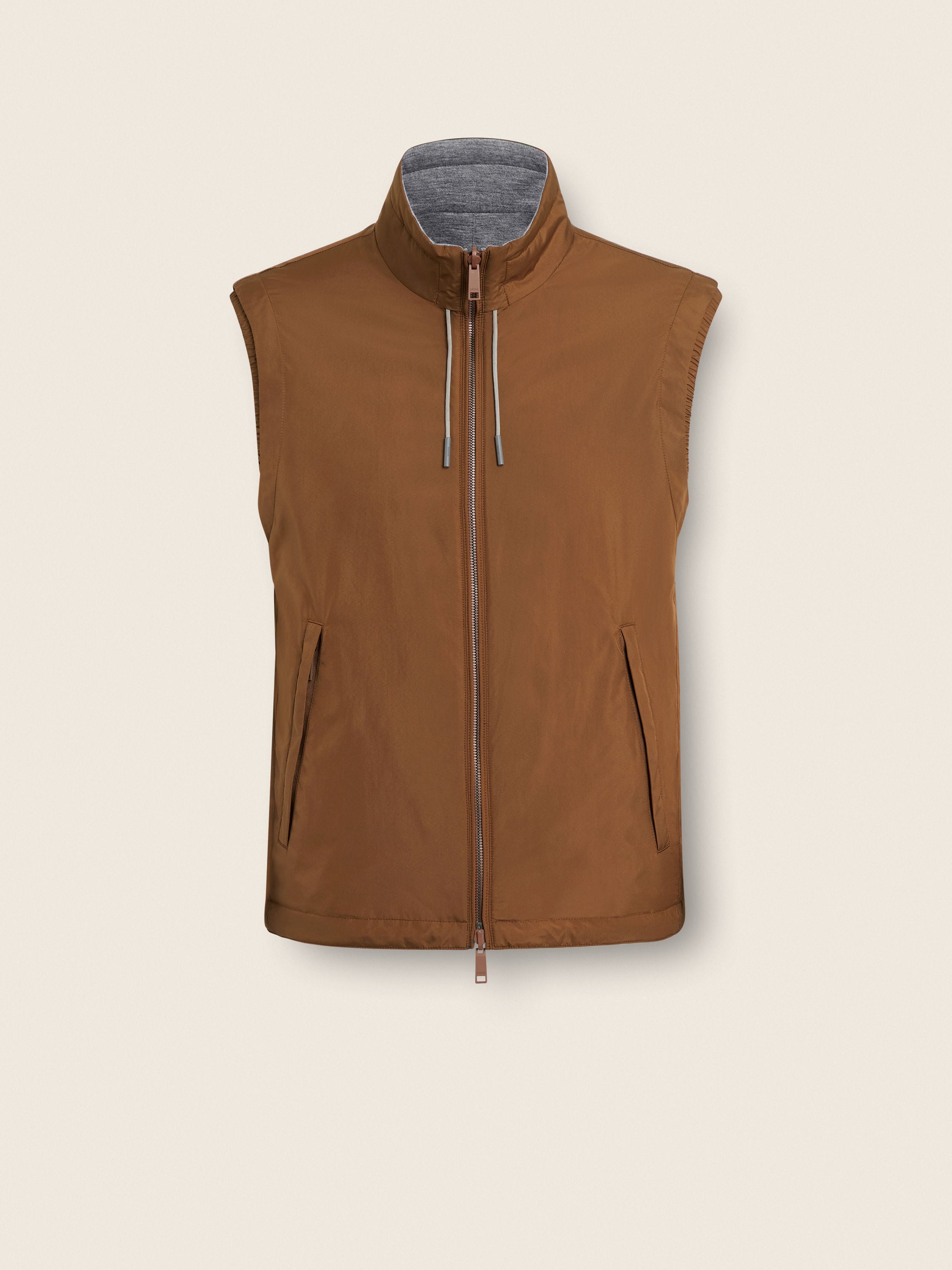 Zegna Microfiber Reversible Brezza Vest