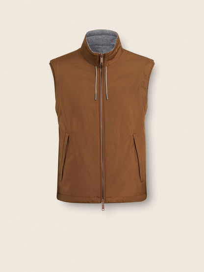 Zegna Microfiber Reversible Brezza Vest