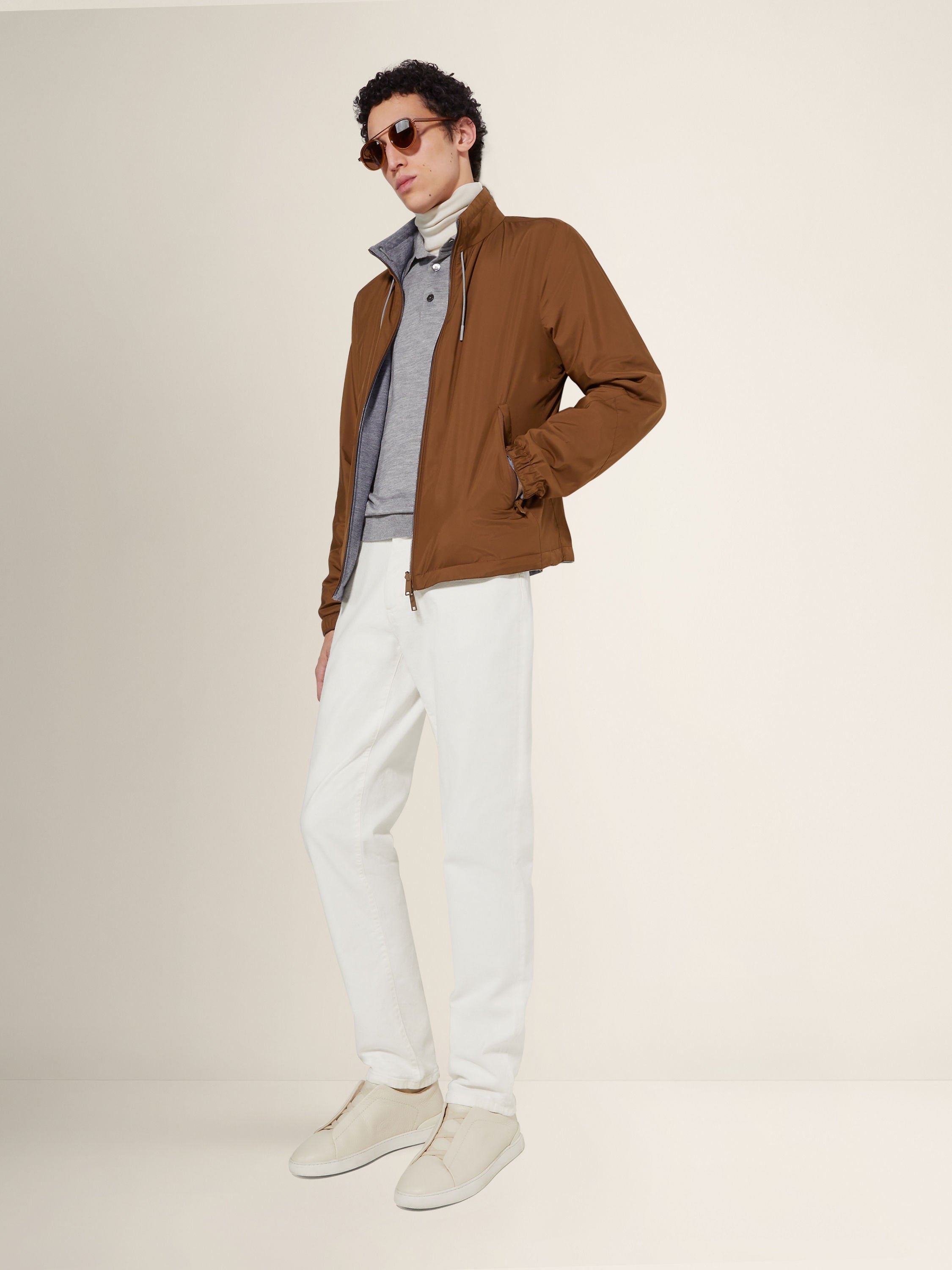 Zegna Microfiber Reversible Brezza Blouson