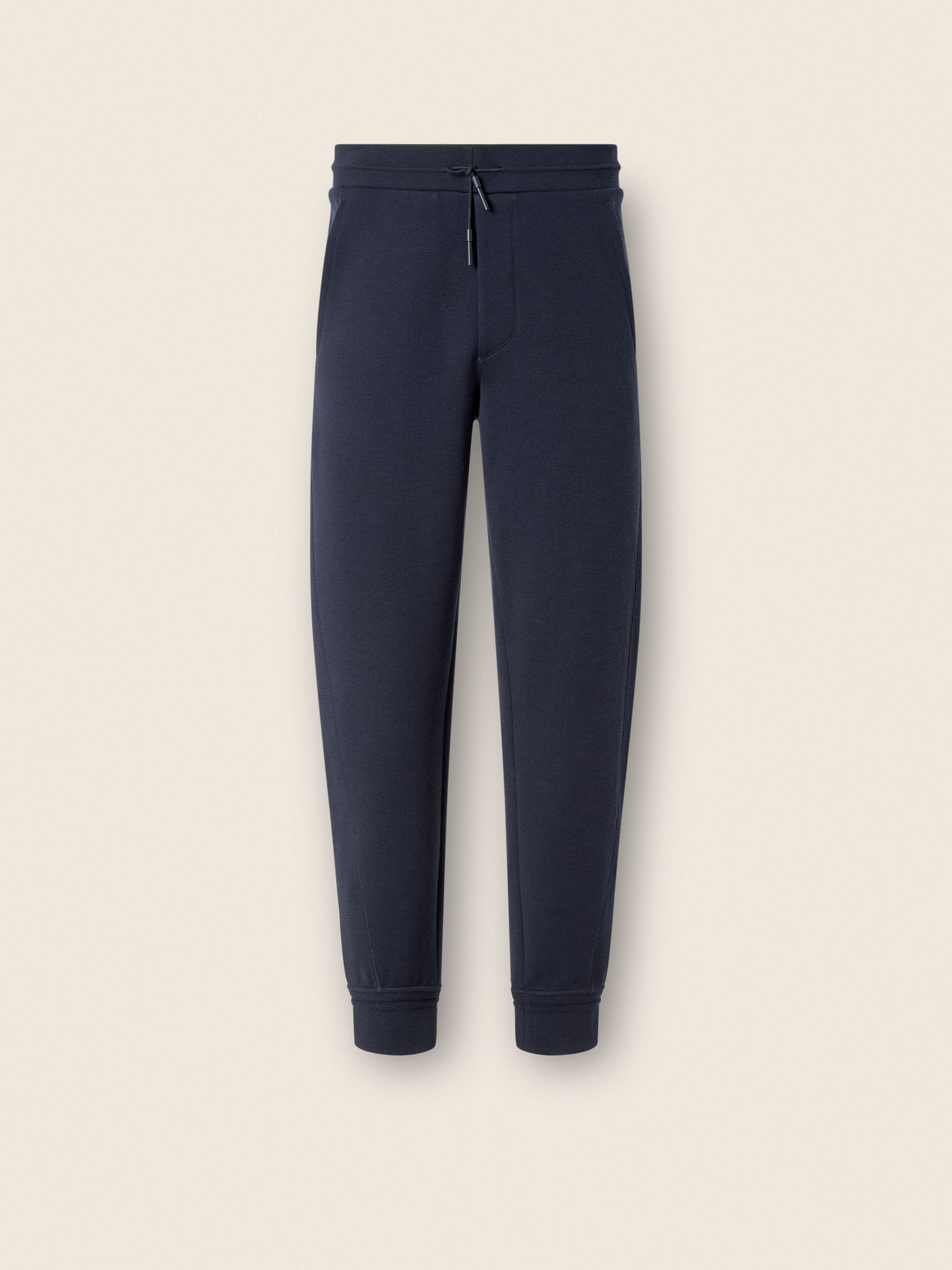 Zegna Navy Blue High Performance Wool Blend Joggers