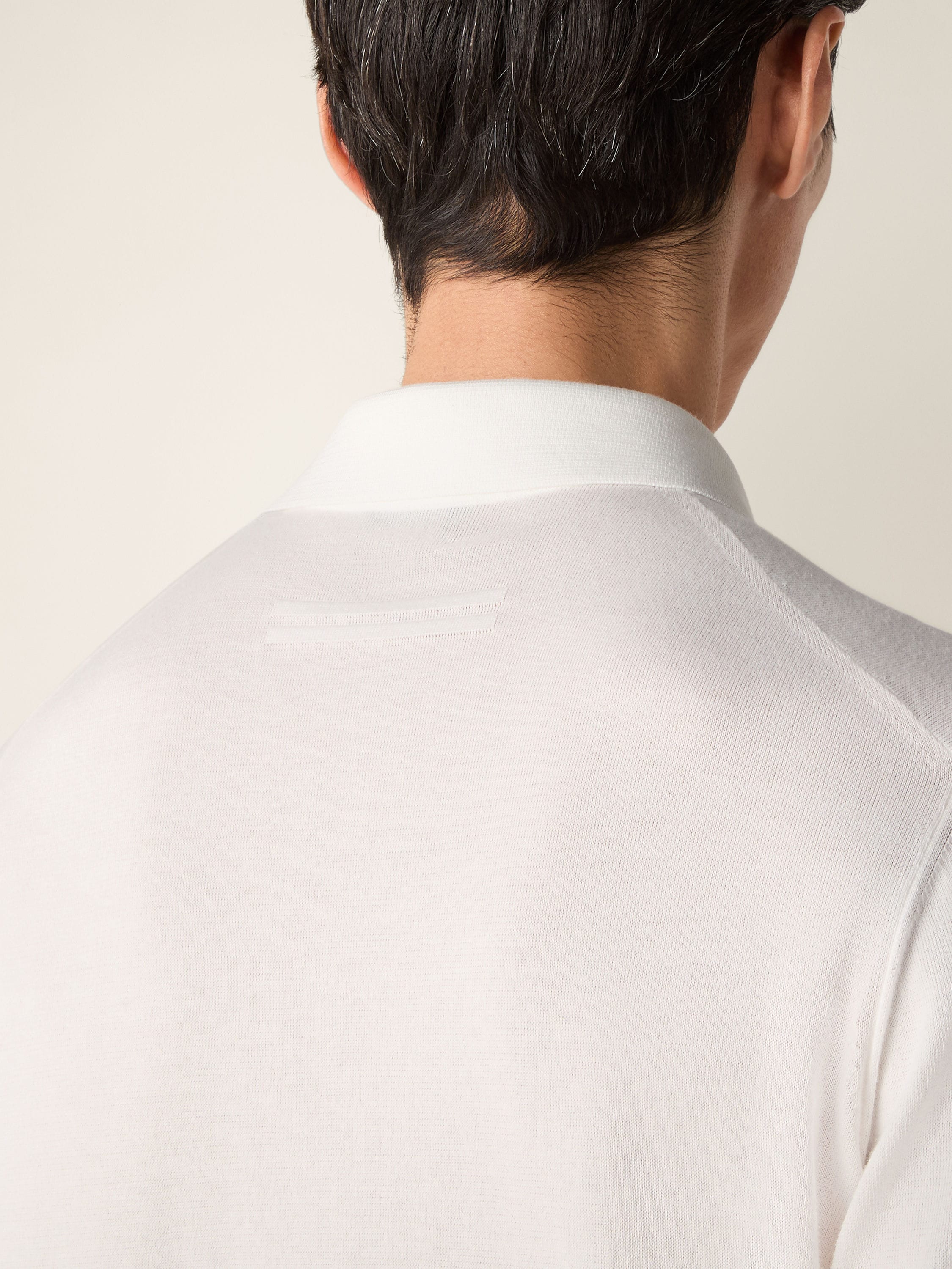 Zegna White Premium Cotton Polo Shirt