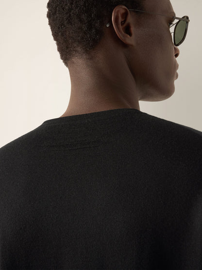 Zegna Black Cashseta Crewneck