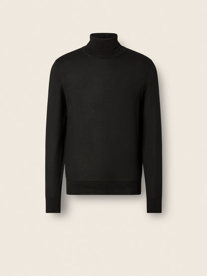 Zegna Black Cashseta Turtleneck