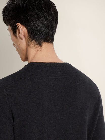 Zegna Black Oasi Cashmere Crewneck