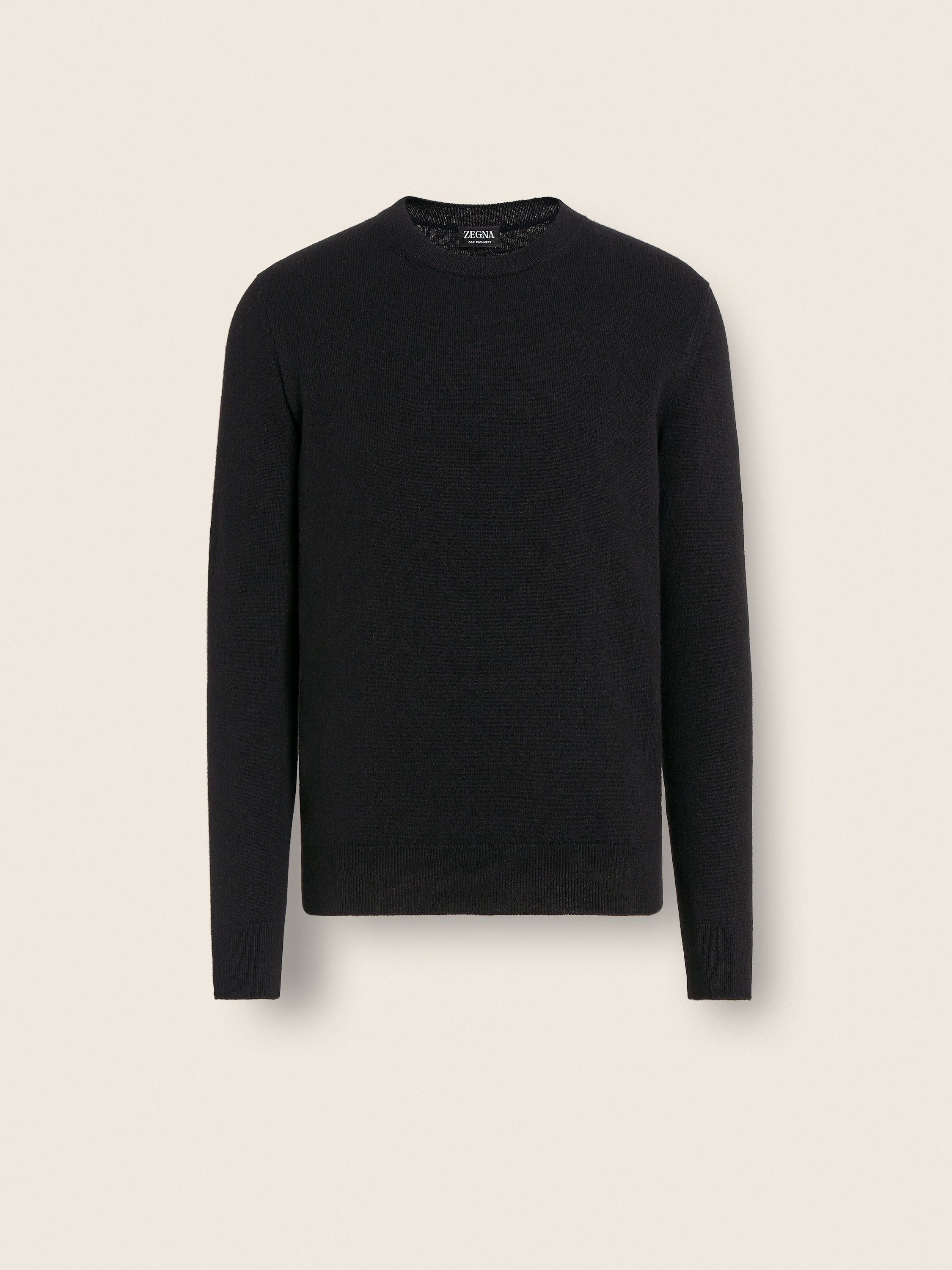 Zegna Black Oasi Cashmere Crewneck