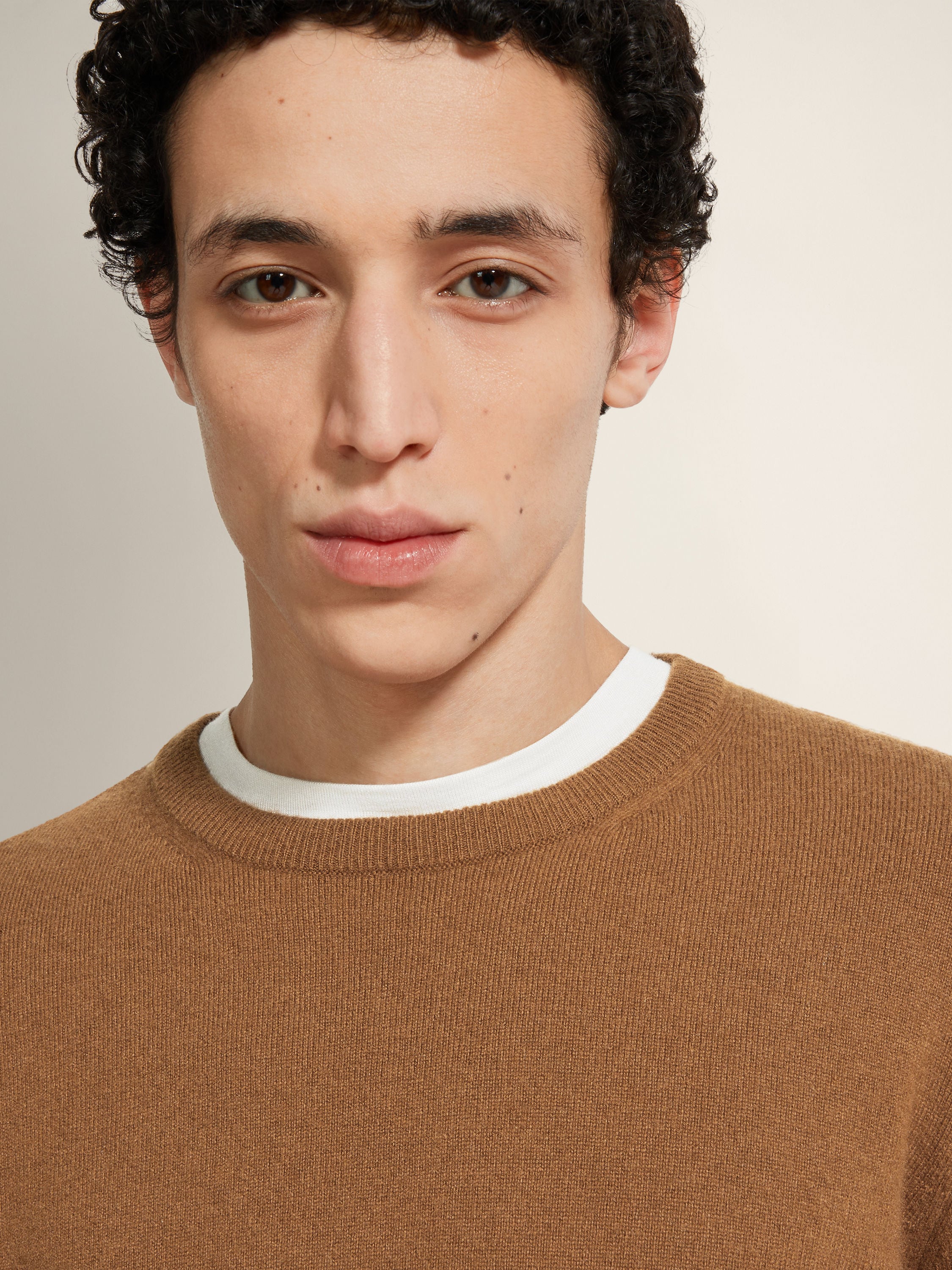 Zegna Dark Foliage Mlange Oasi Cashmere Crewneck