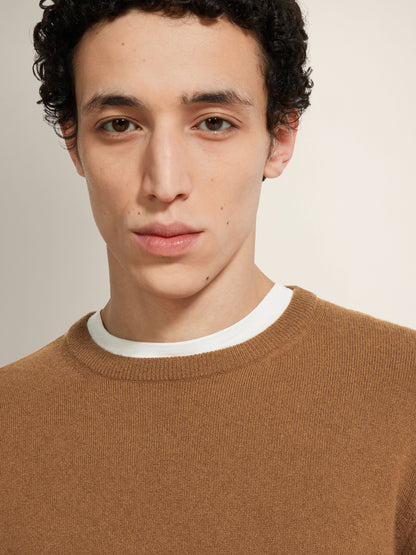 Zegna Dark Foliage Mlange Oasi Cashmere Crewneck