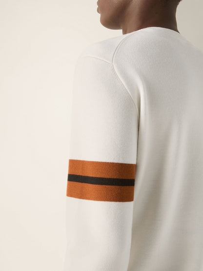 Zegna White High Performance Wool Crewneck
