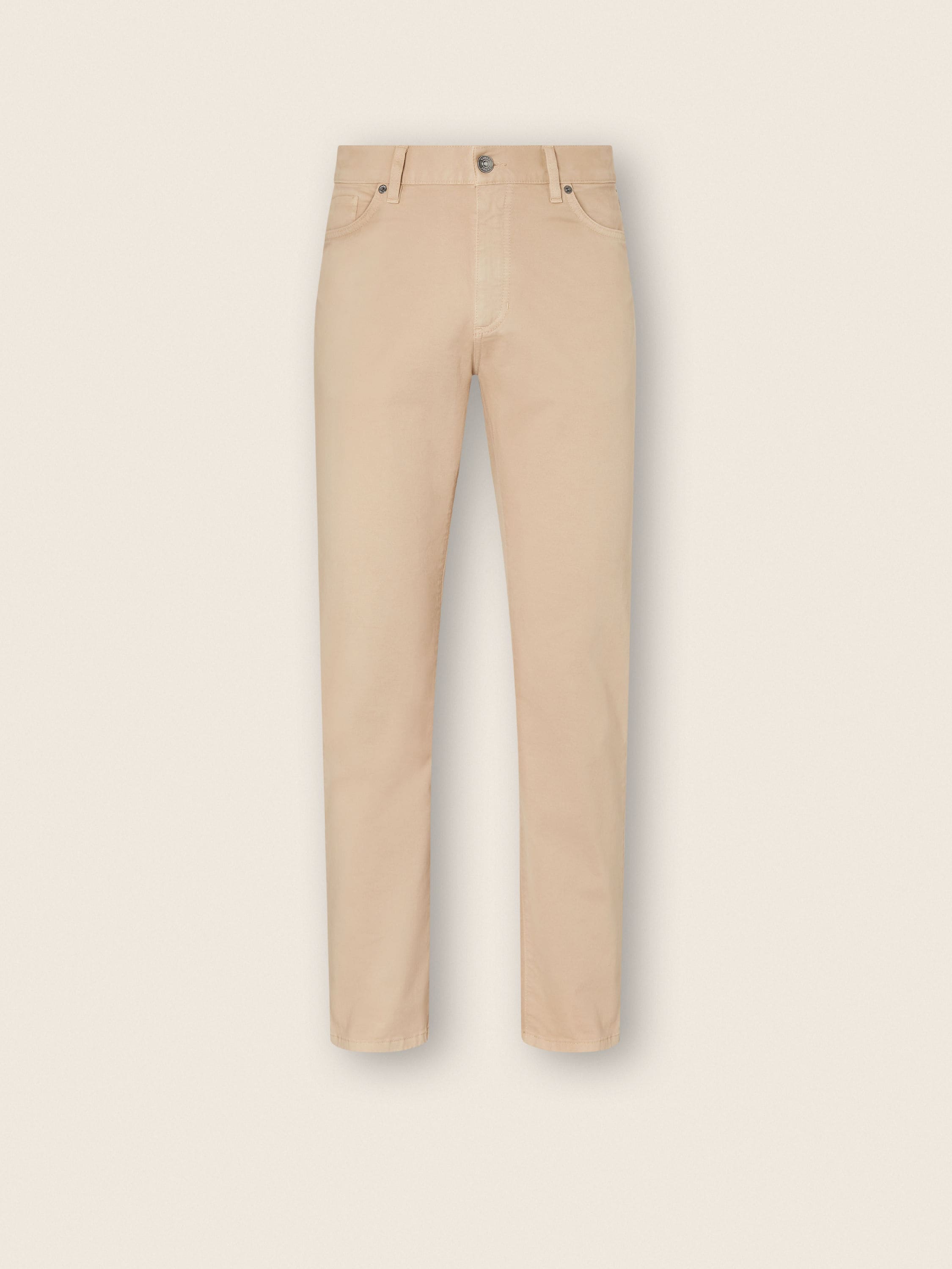 Zegna Light Beige Stretch Cotton Roccia Pants