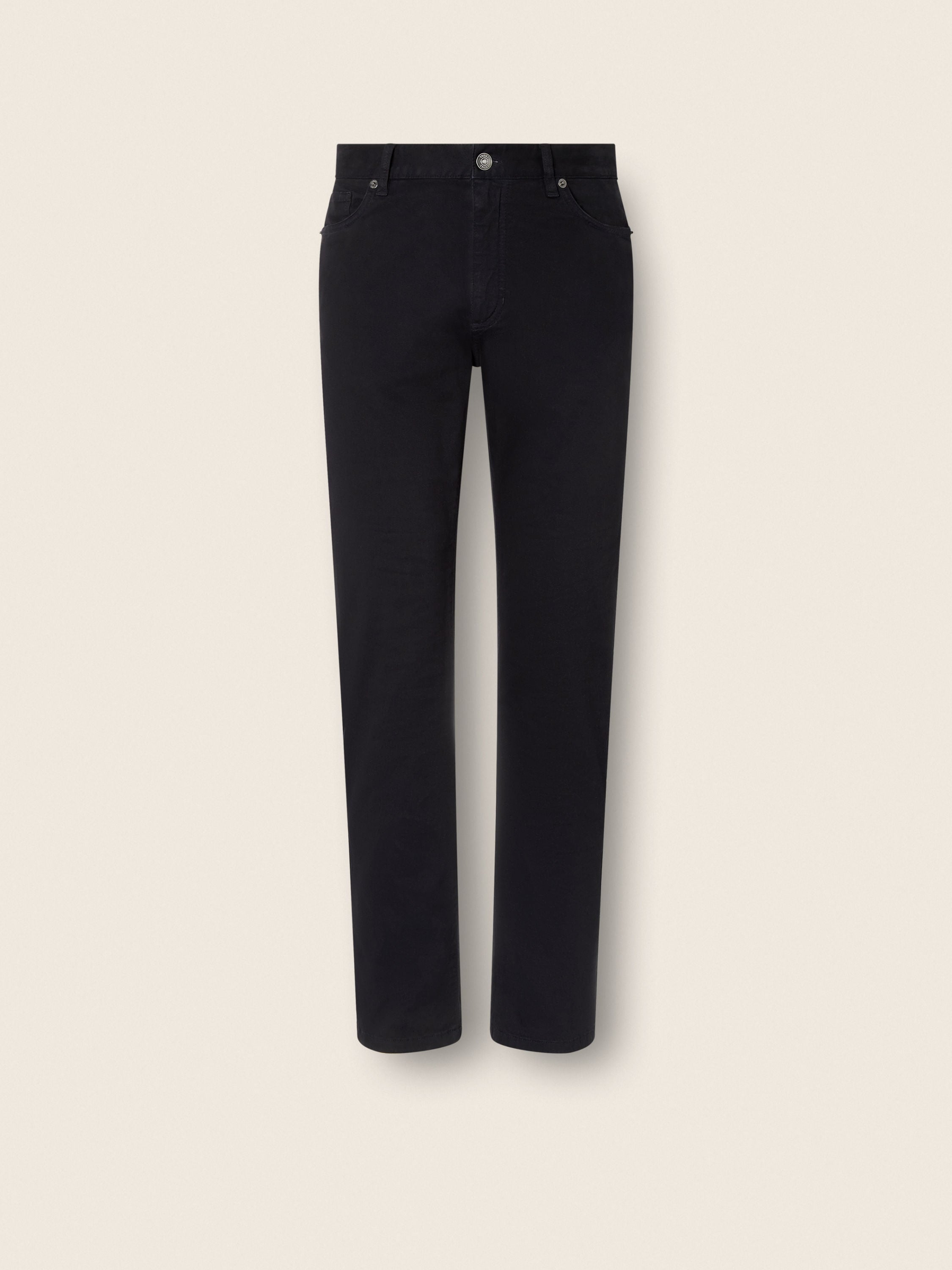 Zegna Navy Blue Stretch Cotton Roccia Pants