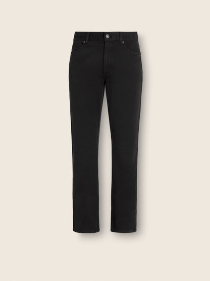 Zegna Black Stretch Cotton Roccia Jeans