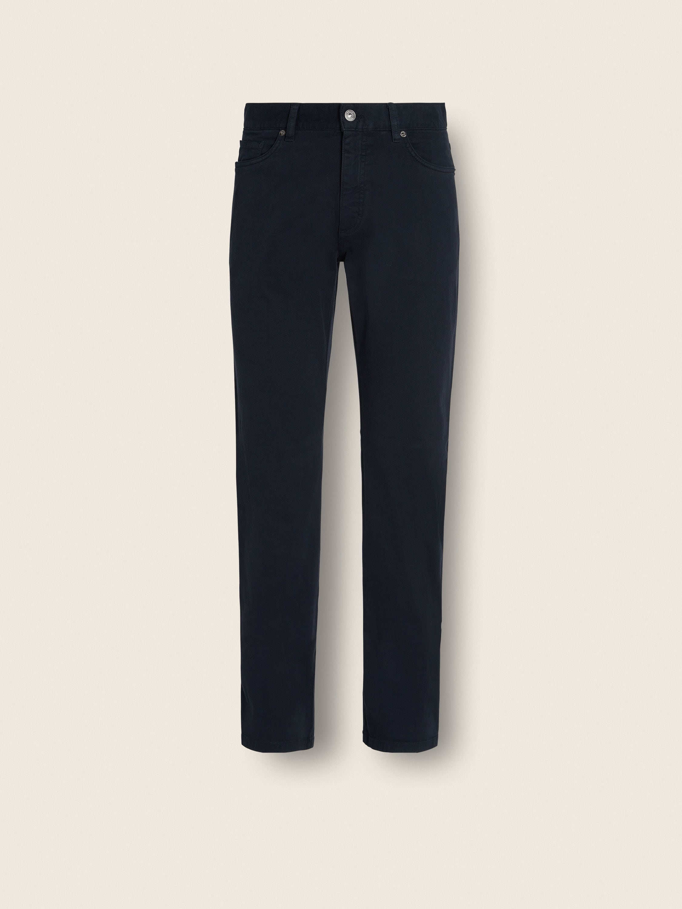 Zegna Navy Blue Stretch Cotton Roccia Jeans