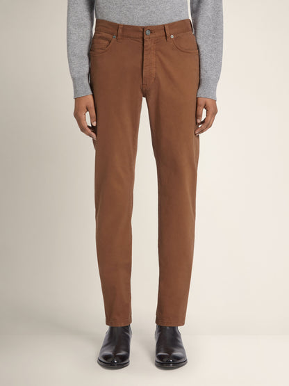 Zegna Foliage Stretch Cotton Roccia Jeans