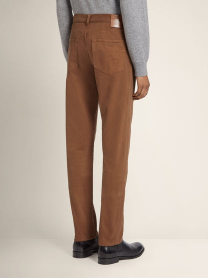 Zegna Foliage Stretch Cotton Roccia Jeans