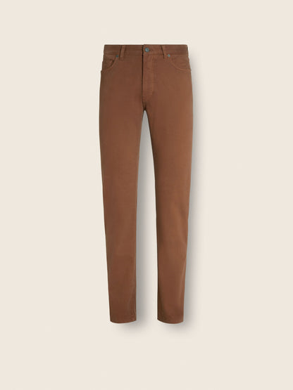Zegna Foliage Stretch Cotton Roccia Jeans