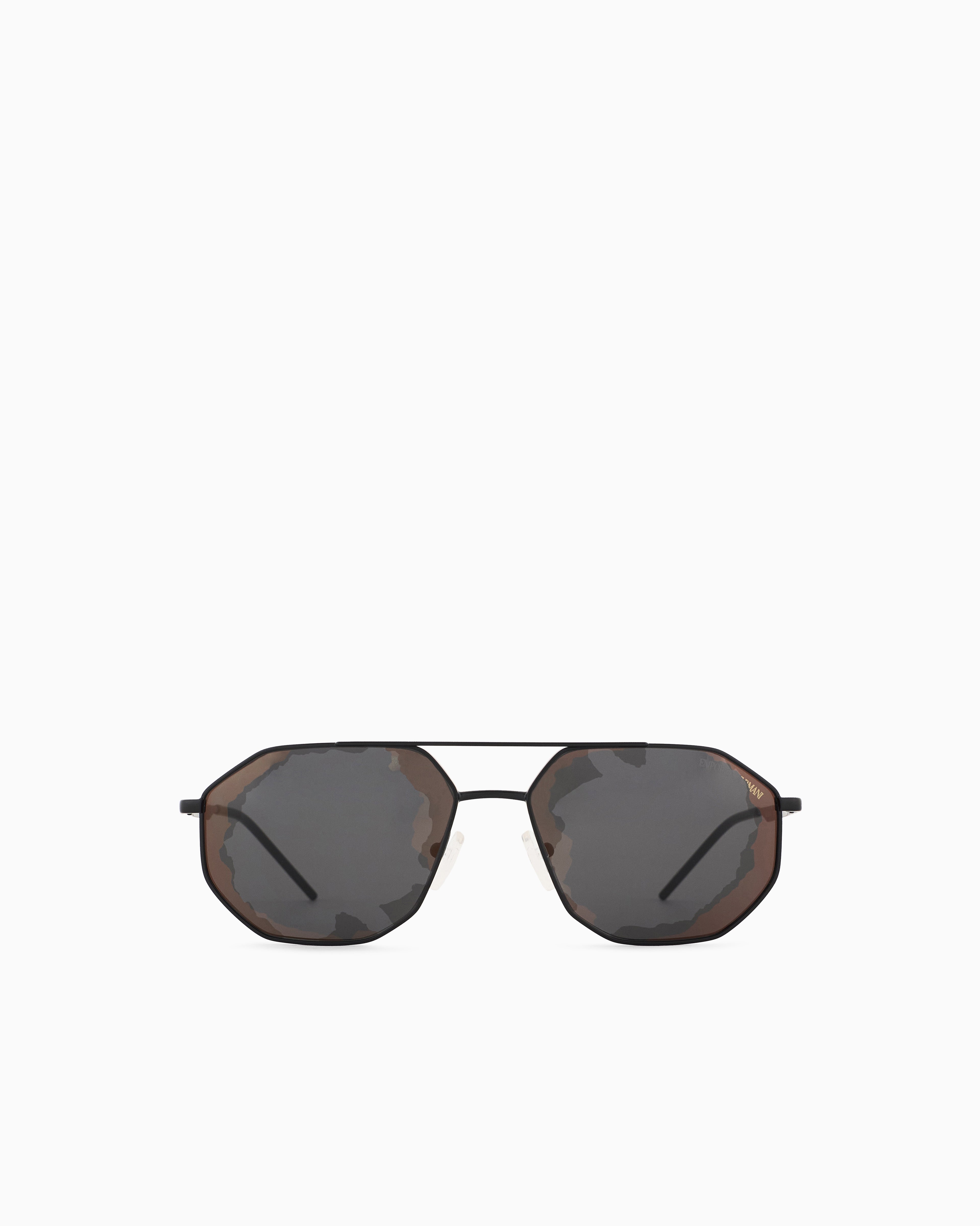Emporio Armani Men’s irregular-shaped sunglasses