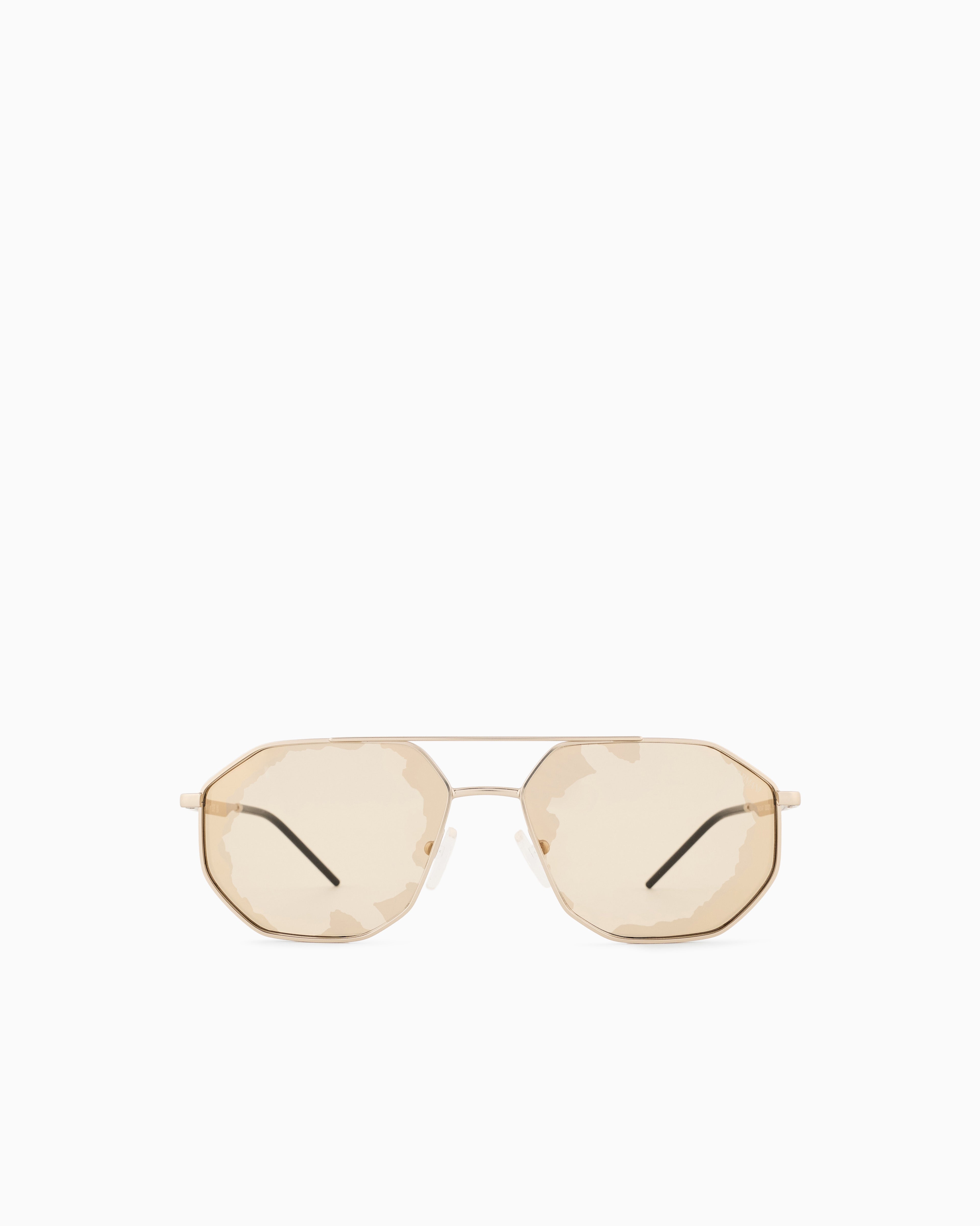 Emporio Armani Men’s irregular-shaped sunglasses