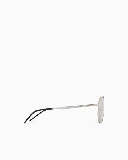 Emporio Armani Men’s irregular-shaped sunglasses