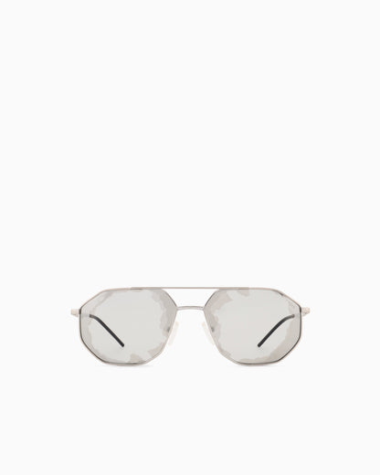 Emporio Armani Men’s irregular-shaped sunglasses