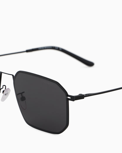 Emporio Armani Men’s irregular-shaped Asian fit sunglasses