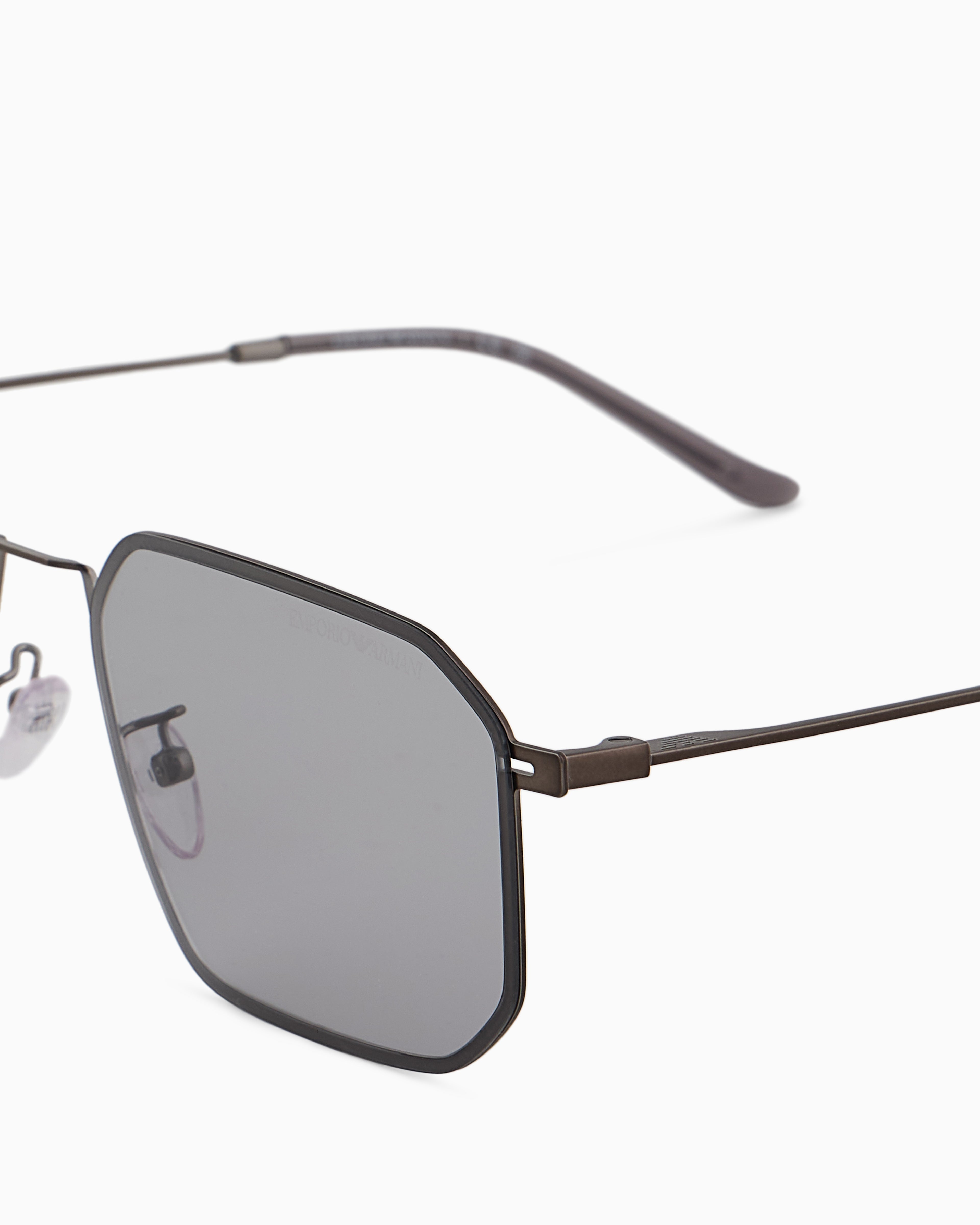 Emporio Armani Men’s irregular-shaped Asian fit sunglasses