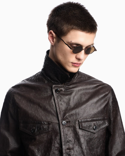 Emporio Armani Men’s round sunglasses