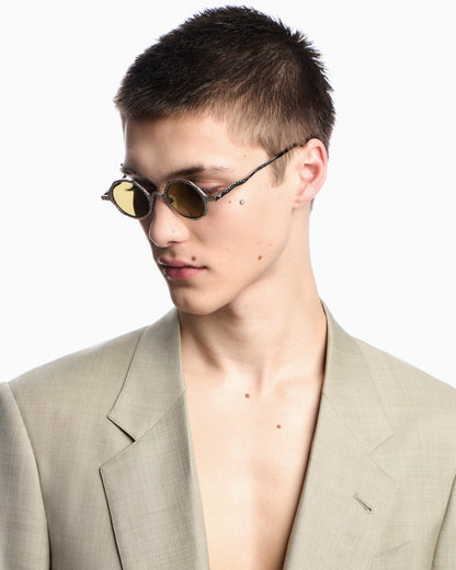 Emporio Armani Men’s round sunglasses