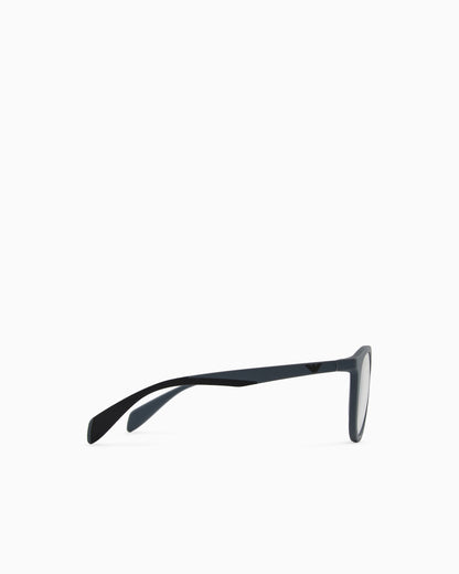 Emporio Armani Men’s panto sunglasses with interchangeable lenses