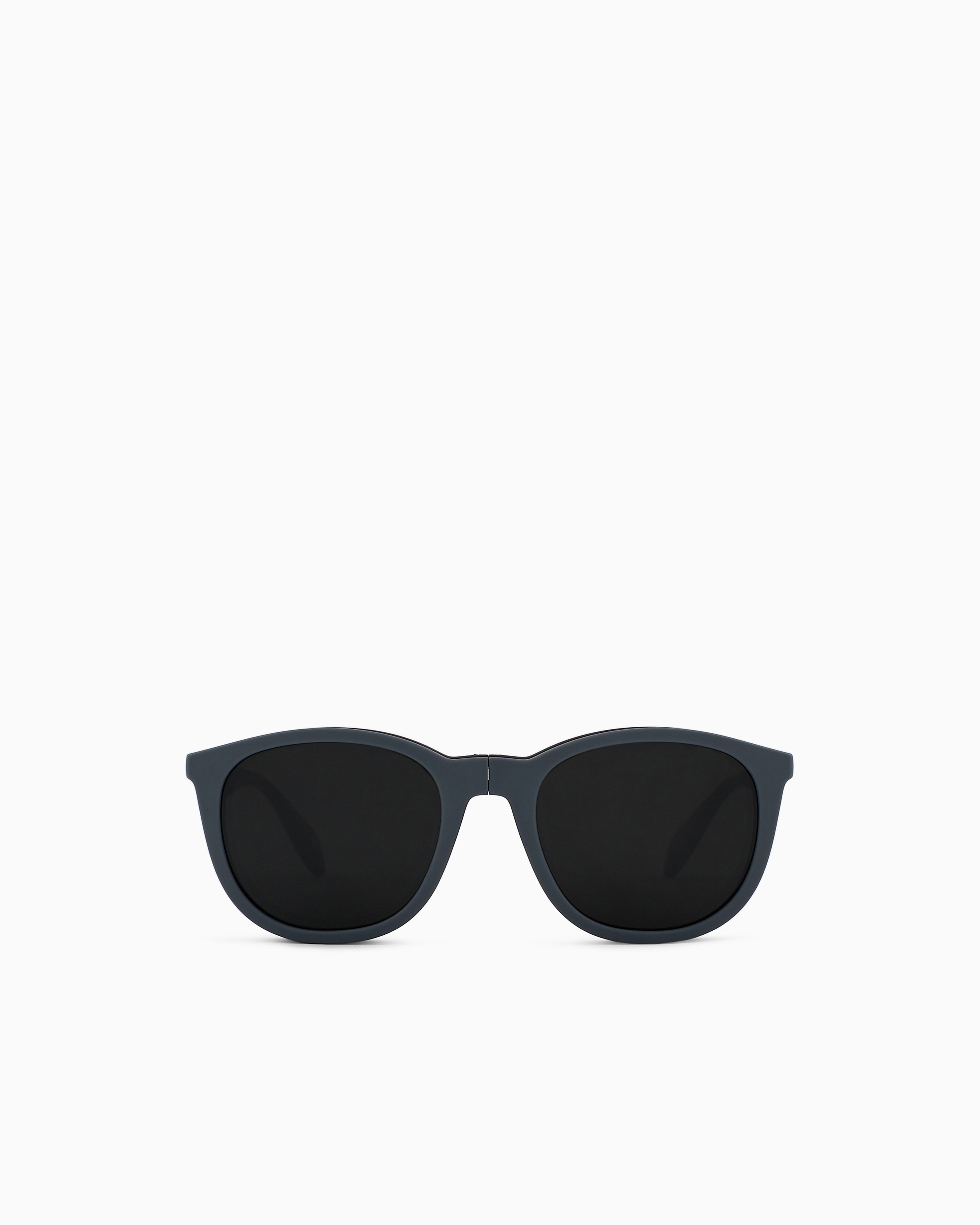 Emporio Armani Men’s panto sunglasses with interchangeable lenses