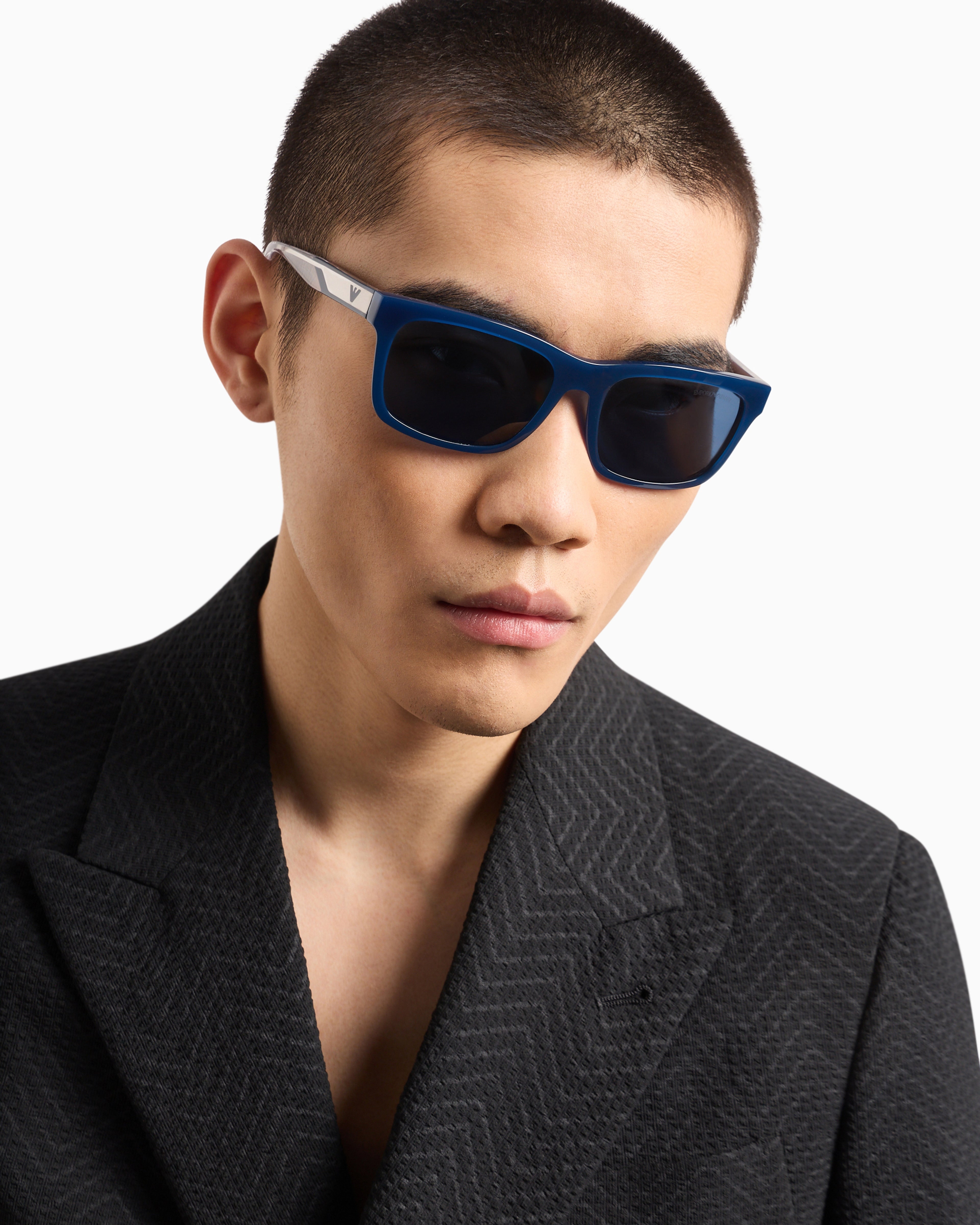 Emporio Armani Men’s rectangular sunglasses