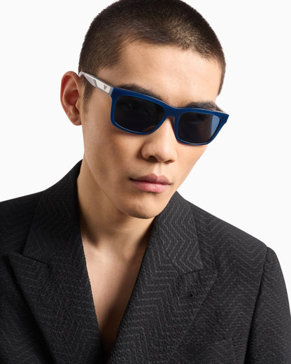 Emporio Armani Men’s rectangular sunglasses