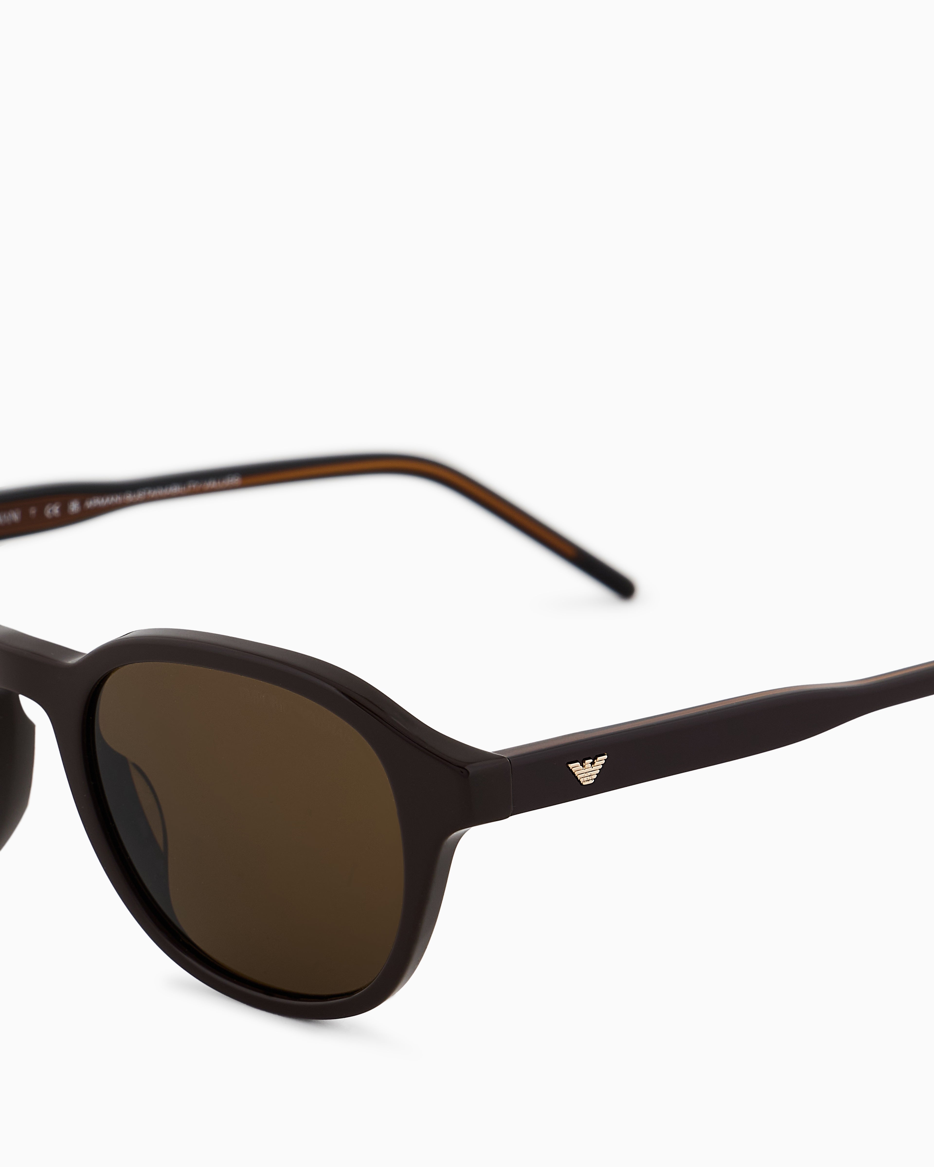 Emporio Armani Men’s panto sunglasses