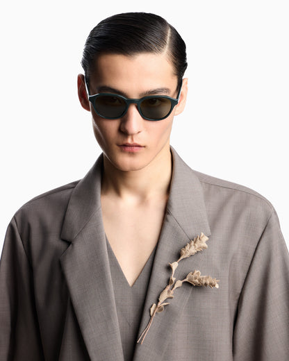 Emporio Armani Men’s panto sunglasses