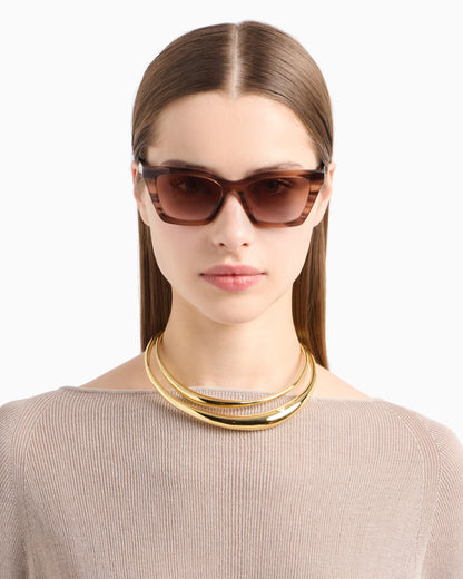 Emporio Armani Women’s butterfly sunglasses
