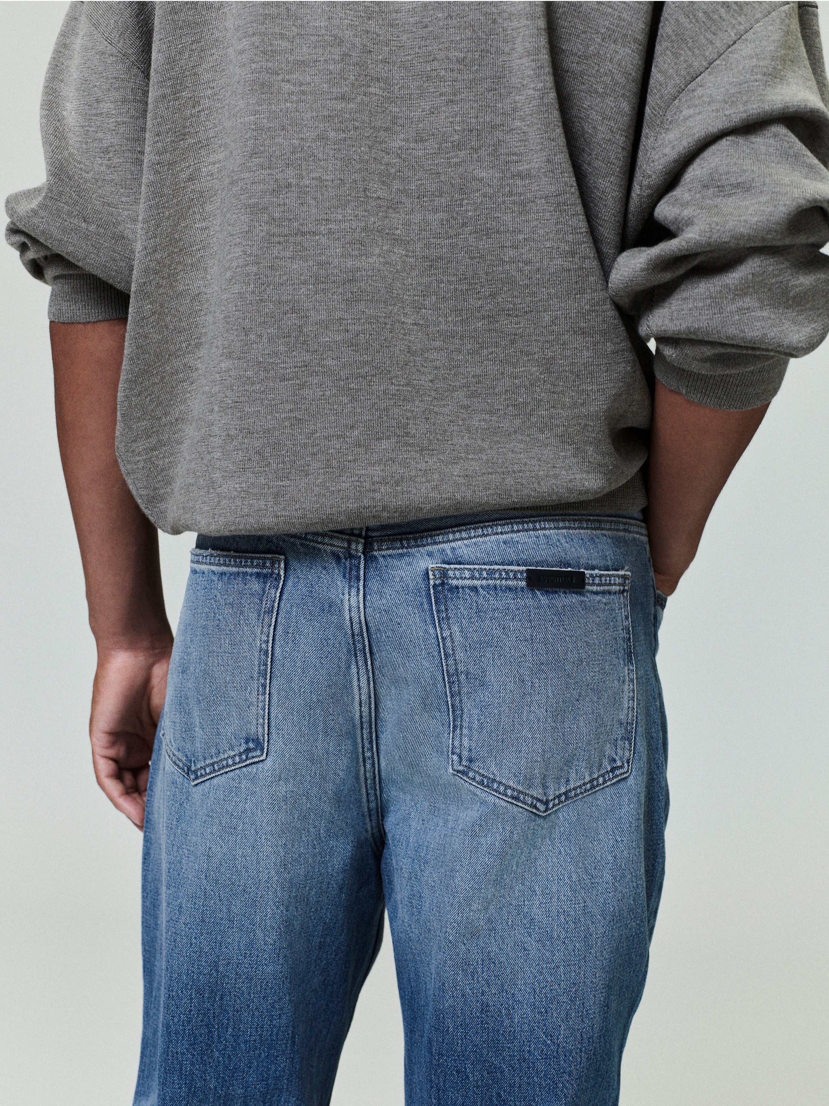 Essentials Denim 5-Pocket Jeans Classic Blue