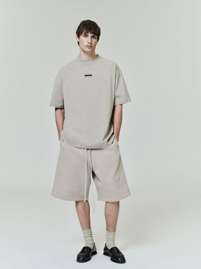 Essentials Classic Tee Heather Stone