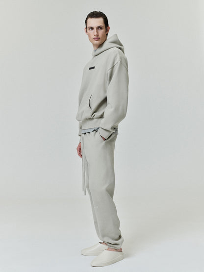 Essentials Classic Fleece Hoodie Concrete Heather