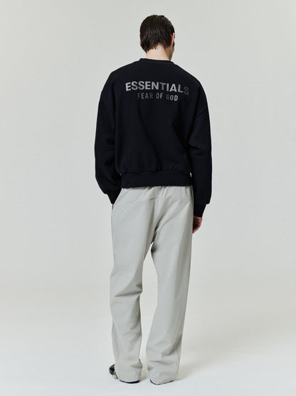 Essentials Classic Fleece Crewneck Abbey Stone