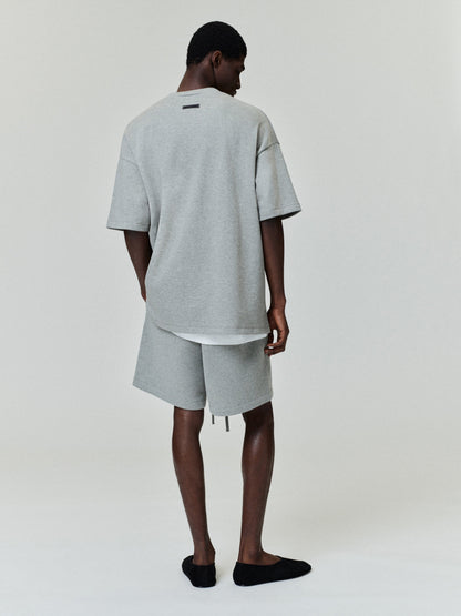 Essentials Classic Fleece Sweatshort Concrete Heather