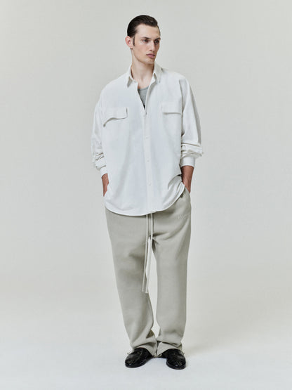 Essentials Oxford Shirt Cloud White