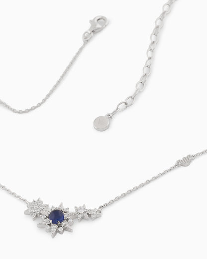 Emporio Armani  Sterling Silver Station Necklace