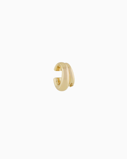 Emporio Armani  Gold-Tone Brass Cuff Earring