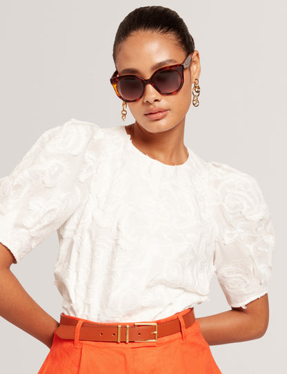 Ted Baker Elen Oversized Cat Eye Bow Detail Sunglasses Women's