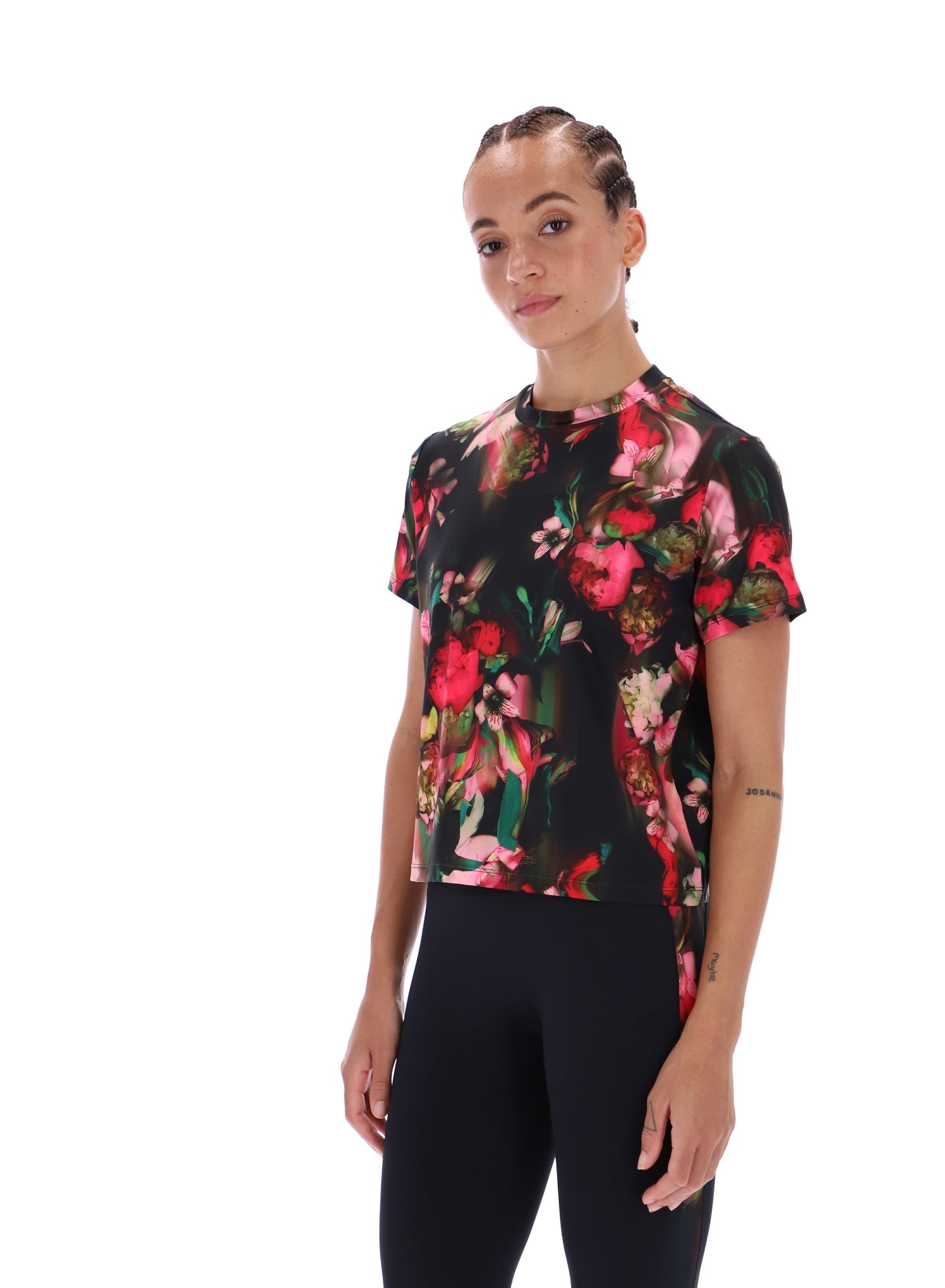 Ted Baker Elsie Floral Print Quick Dry Training Tshirt Women's