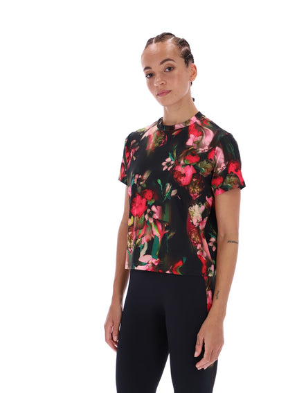 Ted Baker Elsie Floral Print Quick Dry Training Tshirt Women's