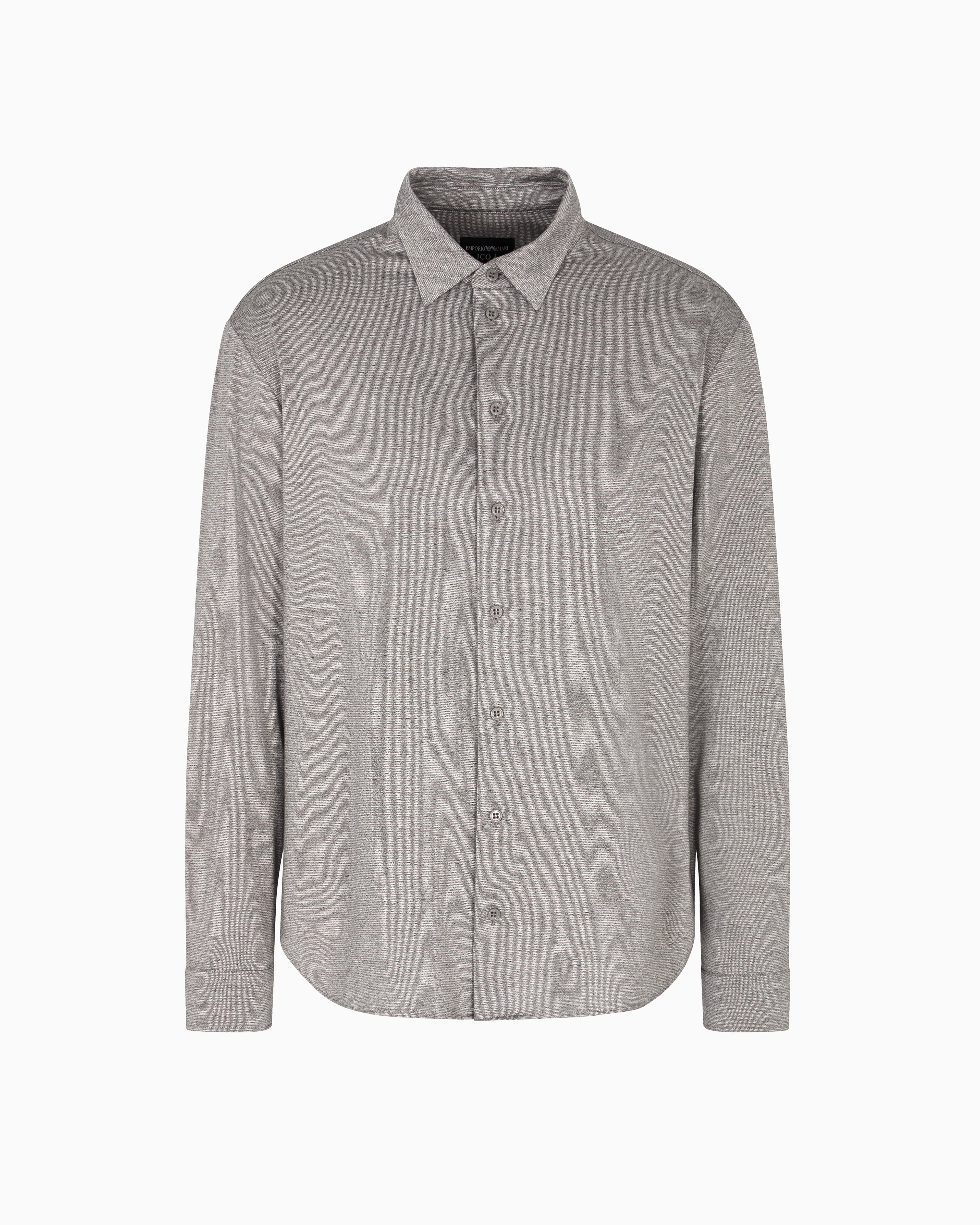 Emporio Armani Icon jaspé jersey shirt
