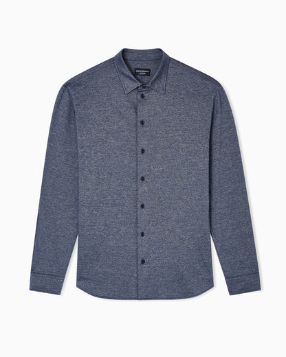 Emporio Armani Icon jaspé jersey shirt