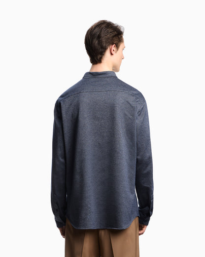 Emporio Armani Icon jaspé jersey shirt