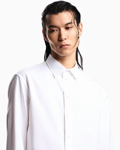 Emporio Armani Micro-textured fabric shirt